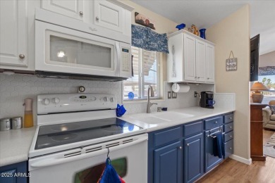 Discover this fully affixed 2 bed, 2 bath home in a vibrant 55+ on 3 Parks Fairways in Arizona - for sale on GolfHomes.com, golf home, golf lot