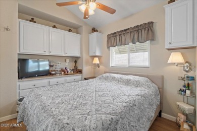 Discover this fully affixed 2 bed, 2 bath home in a vibrant 55+ on 3 Parks Fairways in Arizona - for sale on GolfHomes.com, golf home, golf lot