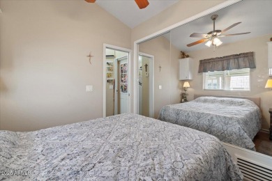 Discover this fully affixed 2 bed, 2 bath home in a vibrant 55+ on 3 Parks Fairways in Arizona - for sale on GolfHomes.com, golf home, golf lot