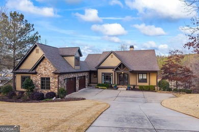 Experience refined living in this exceptional 4,630 sq ft on Currahee Golf Club in Georgia - for sale on GolfHomes.com, golf home, golf lot