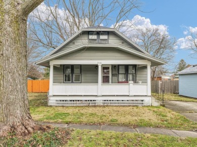 Cute Bungalow with original hardwood floors & full basement on Monticello Golf Course in Illinois - for sale on GolfHomes.com, golf home, golf lot