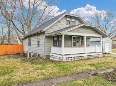 Cute Bungalow with original hardwood floors & full basement on Monticello Golf Course in Illinois - for sale on GolfHomes.com, golf home, golf lot