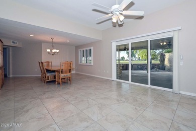 Enjoy breathtaking views and modern updates in this beautifully on Sun City Riverview Golf Course in Arizona - for sale on GolfHomes.com, golf home, golf lot