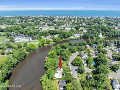 Luxury meets tranquility in this captivating waterfront property on Deal Golf and Country Club in New Jersey - for sale on GolfHomes.com, golf home, golf lot