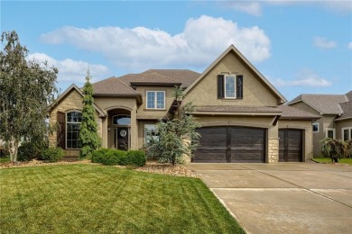 STUNNING is an understatement for this custom 1.5 story home on Staley Farms Golf Club in Missouri - for sale on GolfHomes.com, golf home, golf lot