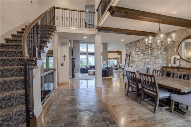 STUNNING is an understatement for this custom 1.5 story home on Staley Farms Golf Club in Missouri - for sale on GolfHomes.com, golf home, golf lot