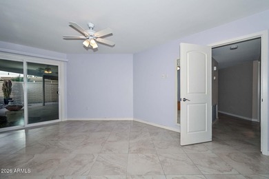 Enjoy breathtaking views and modern updates in this beautifully on Sun City Riverview Golf Course in Arizona - for sale on GolfHomes.com, golf home, golf lot