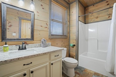 Now up for sale: Stunning Gatlinburg Pool Cabin!  
This newly on Bent Creek Golf Course in Tennessee - for sale on GolfHomes.com, golf home, golf lot