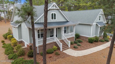 Beautifully crafted 2020 farmhouse-style home in gated Pinewild on Pinewild Country Club of Pinehurst in North Carolina - for sale on GolfHomes.com, golf home, golf lot