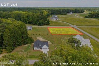 Lots 215 and 216 combined to create an easy, spacious, flat on Minnesott Golf and Country Club in North Carolina - for sale on GolfHomes.com, golf home, golf lot