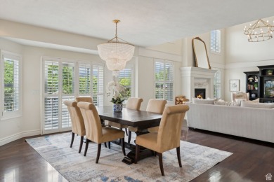 Discover timeless elegance in the sought-after Valle Di Villa on Hidden Valley Country Club in Utah - for sale on GolfHomes.com, golf home, golf lot