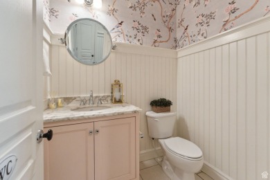 Discover timeless elegance in the sought-after Valle Di Villa on Hidden Valley Country Club in Utah - for sale on GolfHomes.com, golf home, golf lot