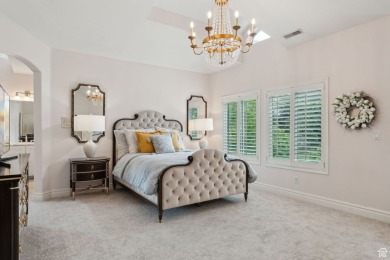 Discover timeless elegance in the sought-after Valle Di Villa on Hidden Valley Country Club in Utah - for sale on GolfHomes.com, golf home, golf lot