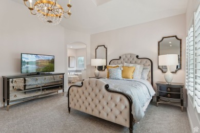 Discover timeless elegance in the sought-after Valle Di Villa on Hidden Valley Country Club in Utah - for sale on GolfHomes.com, golf home, golf lot