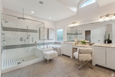 Discover timeless elegance in the sought-after Valle Di Villa on Hidden Valley Country Club in Utah - for sale on GolfHomes.com, golf home, golf lot