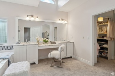 Discover timeless elegance in the sought-after Valle Di Villa on Hidden Valley Country Club in Utah - for sale on GolfHomes.com, golf home, golf lot