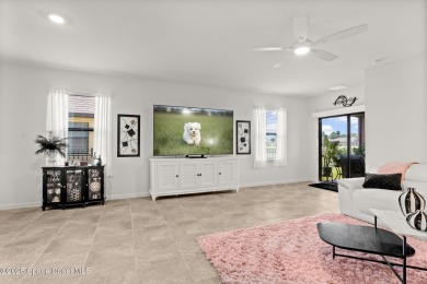 Welcome to this stunning 2022-built home in The Preserves at on Majors Golf Club At Bayside Lakes in Florida - for sale on GolfHomes.com, golf home, golf lot