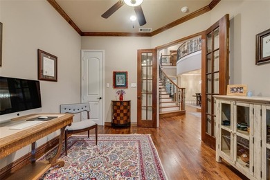 This stunning Traditional French-style Twin Oaks home in Las on Four Seasons Resort and Club in Texas - for sale on GolfHomes.com, golf home, golf lot