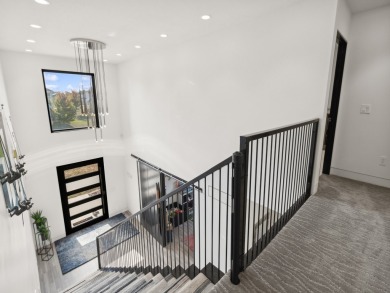 Check out this chic contemporary two story backing to a stocked on Des Moines Golf and Country Club in Iowa - for sale on GolfHomes.com, golf home, golf lot