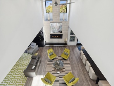 Check out this chic contemporary two story backing to a stocked on Des Moines Golf and Country Club in Iowa - for sale on GolfHomes.com, golf home, golf lot