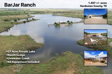 The BarJar Ranch in Hardeman County, Texas has 1,407 +or- acres on Quanah Country Club in Texas - for sale on GolfHomes.com, golf home, golf lot