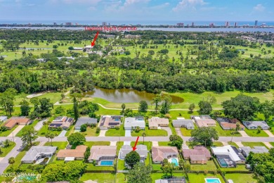 THIS HOUSE DID NOT FLOOD! This 3 bedroom, 2 bath, concrete block on Daytona Beach Golf Club in Florida - for sale on GolfHomes.com, golf home, golf lot