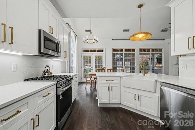 Set along the 4th tee of the golf course in the highly desirable on Highland Creek Golf Club in North Carolina - for sale on GolfHomes.com, golf home, golf lot