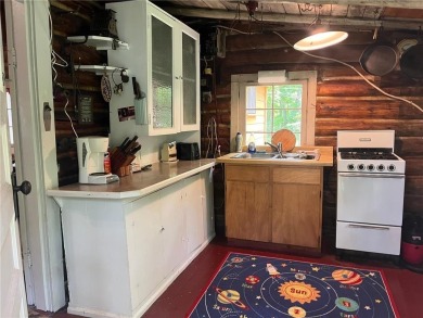 Step back in time with this charming, 100+ year-old seasonal log on Minnesota National Golf Course in Minnesota - for sale on GolfHomes.com, golf home, golf lot