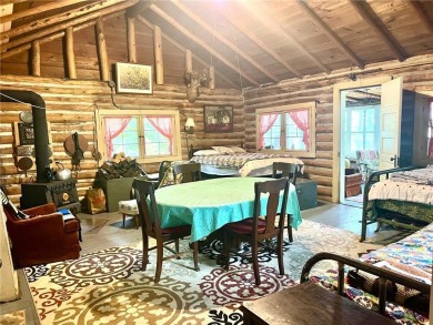 Step back in time with this charming, 100+ year-old seasonal log on Minnesota National Golf Course in Minnesota - for sale on GolfHomes.com, golf home, golf lot
