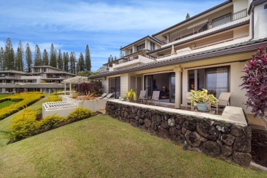 Expansive, panoramic ocean view from this recently painted on Kapalua Golf Club - Bay Course in Hawaii - for sale on GolfHomes.com, golf home, golf lot