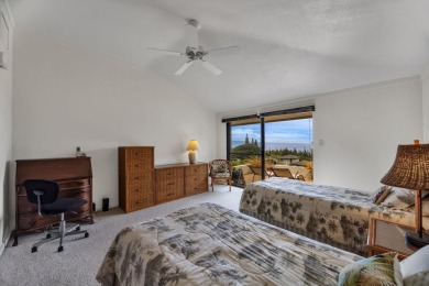 Expansive, panoramic ocean view from this recently painted on Kapalua Golf Club - Bay Course in Hawaii - for sale on GolfHomes.com, golf home, golf lot