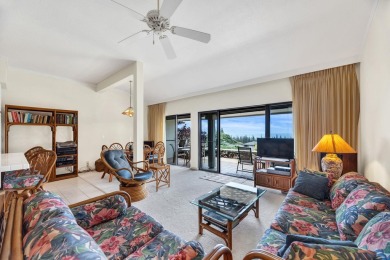 Expansive, panoramic ocean view from this recently painted on Kapalua Golf Club - Bay Course in Hawaii - for sale on GolfHomes.com, golf home, golf lot