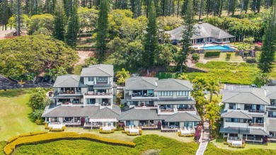 Expansive, panoramic ocean view from this recently painted on Kapalua Golf Club - Bay Course in Hawaii - for sale on GolfHomes.com, golf home, golf lot