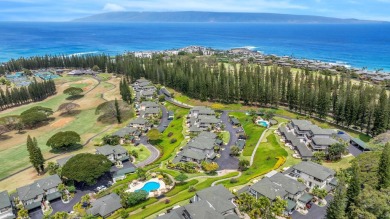 Expansive, panoramic ocean view from this recently painted on Kapalua Golf Club - Bay Course in Hawaii - for sale on GolfHomes.com, golf home, golf lot