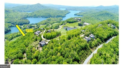 There are amazing views of layered mountains to the east and on Waterfall Country Club in Georgia - for sale on GolfHomes.com, golf home, golf lot