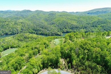 There are amazing views of layered mountains to the east and on Waterfall Country Club in Georgia - for sale on GolfHomes.com, golf home, golf lot