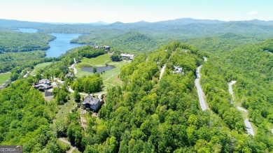 There are amazing views of layered mountains to the east and on Waterfall Country Club in Georgia - for sale on GolfHomes.com, golf home, golf lot