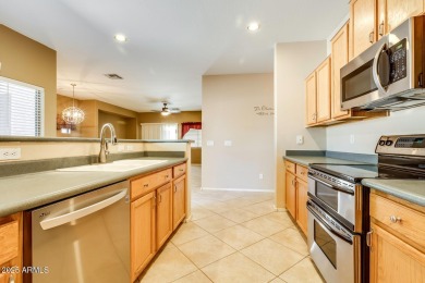 This spacious 2,013 sf home features 3 BR, 2 BA, kitchen, living on Estrella Mountain Ranch Golf Course in Arizona - for sale on GolfHomes.com, golf home, golf lot