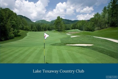 This .75 acre gently sloping golf course lot overlooks #3 green on Lake Toxaway Country Club in North Carolina - for sale on GolfHomes.com, golf home, golf lot