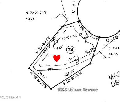 This homesite is located in a Cul de sac and surrounded by the on Ocean Ridge Plantation in North Carolina - for sale on GolfHomes.com, golf home, golf lot