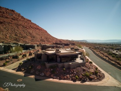 This exceptional home is a masterpiece of superior craftsmanship on Entrada at Snow Canyon in Utah - for sale on GolfHomes.com, golf home, golf lot