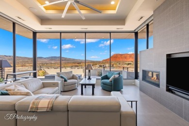 This exceptional home is a masterpiece of superior craftsmanship on Entrada at Snow Canyon in Utah - for sale on GolfHomes.com, golf home, golf lot