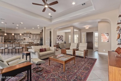 Showcasing a perfect blend of sophistication  comfort, David on Estrella Mountain Ranch Golf Course in Arizona - for sale on GolfHomes.com, golf home, golf lot