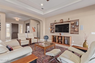 Showcasing a perfect blend of sophistication  comfort, David on Estrella Mountain Ranch Golf Course in Arizona - for sale on GolfHomes.com, golf home, golf lot