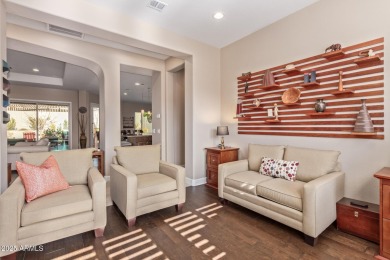 Showcasing a perfect blend of sophistication  comfort, David on Estrella Mountain Ranch Golf Course in Arizona - for sale on GolfHomes.com, golf home, golf lot