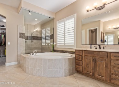 Showcasing a perfect blend of sophistication  comfort, David on Estrella Mountain Ranch Golf Course in Arizona - for sale on GolfHomes.com, golf home, golf lot