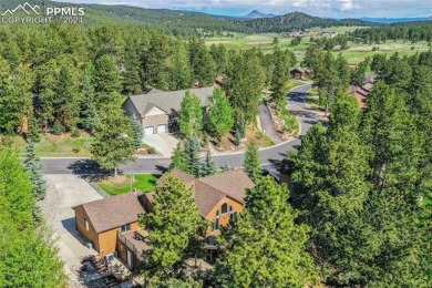 Amazing custom log-sided home backing to beautiful Shining Mtn on Shining Mountain Golf Club in Colorado - for sale on GolfHomes.com, golf home, golf lot