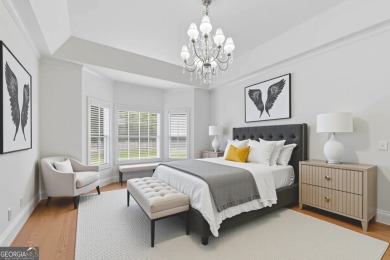 Step inside to find gleaming hardwood floors throughout the main on Chapel Hills Golf and Country Club in Georgia - for sale on GolfHomes.com, golf home, golf lot