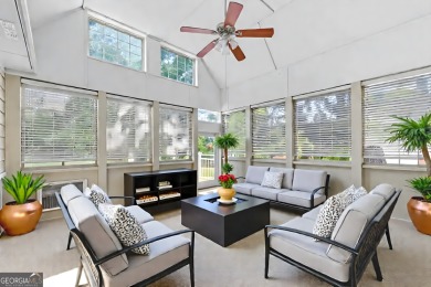 Step inside to find gleaming hardwood floors throughout the main on Chapel Hills Golf and Country Club in Georgia - for sale on GolfHomes.com, golf home, golf lot