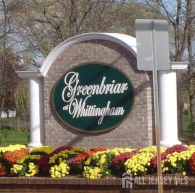 Desirable and affordable one-level Greenbriar Duplex with on Greenbriar At Whittingham in New Jersey - for sale on GolfHomes.com, golf home, golf lot